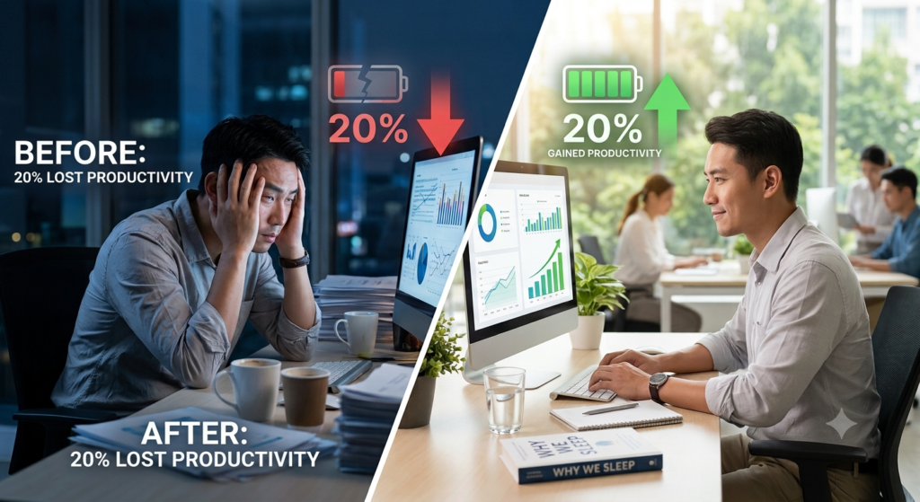 5 Tips to Fix Sleep Deprivation & Boost Output by 20%